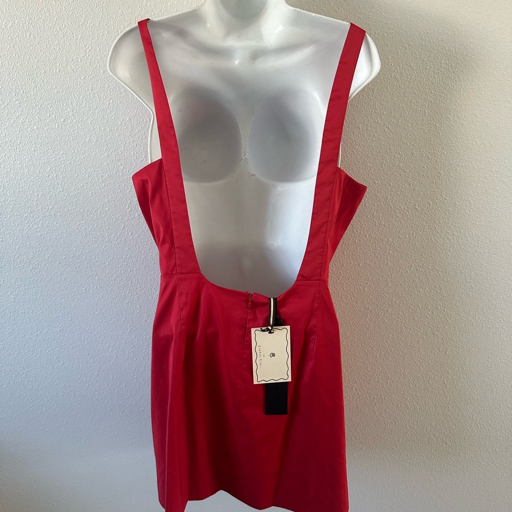 NWT Gianni Bini Elegant Red Mini Dress - Picture 4 of 10